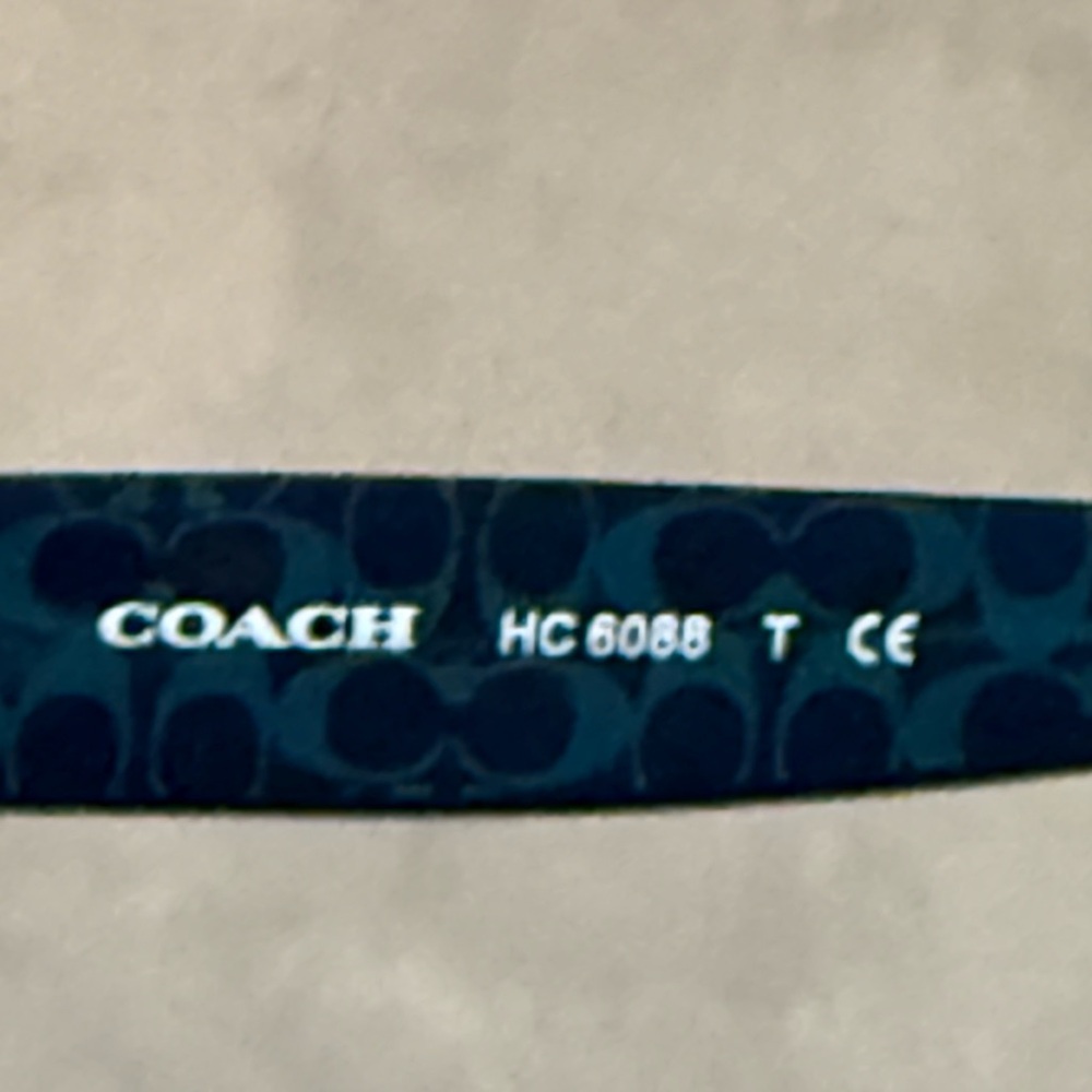 Coach Blue and Black Glasses (Frames Only)